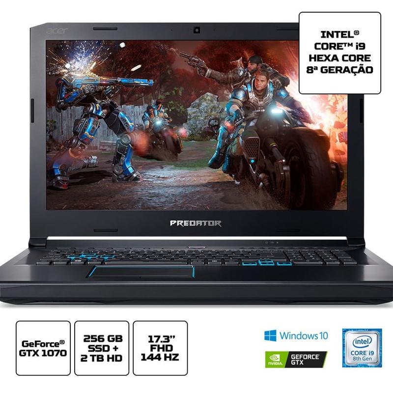 Notebook Acer Predator Helios 500 PH517-51-964H Intel Core i9